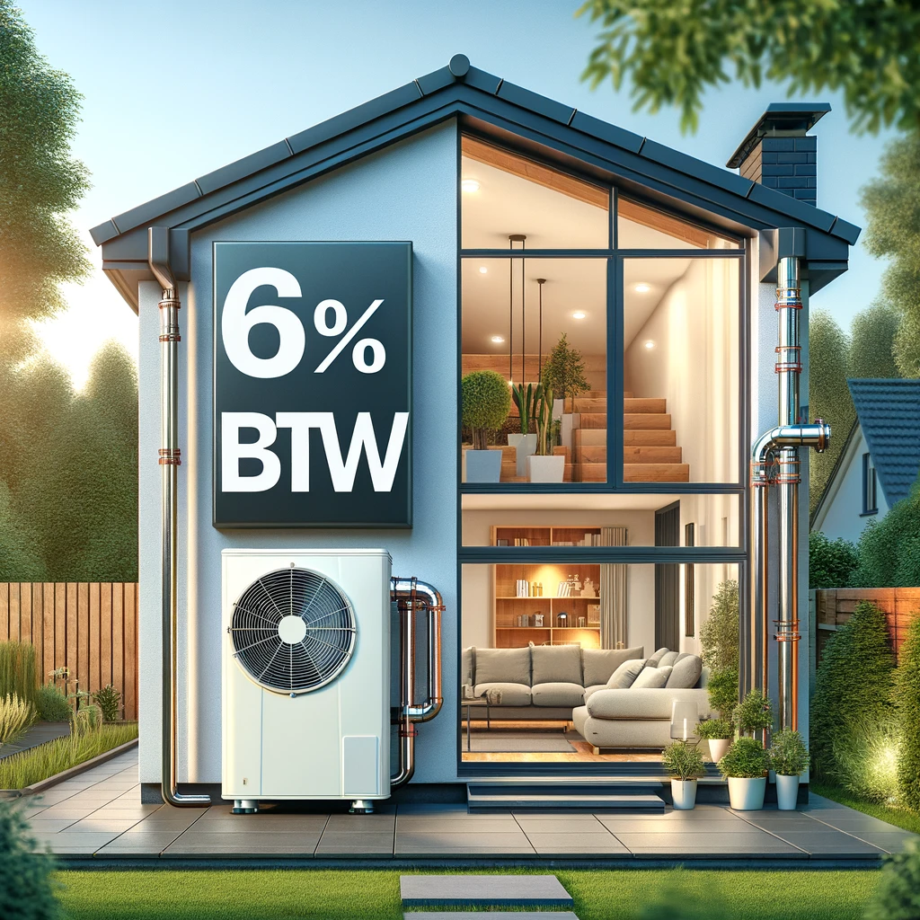 Warmtepompen – ook in 2024 aan 6% btw!